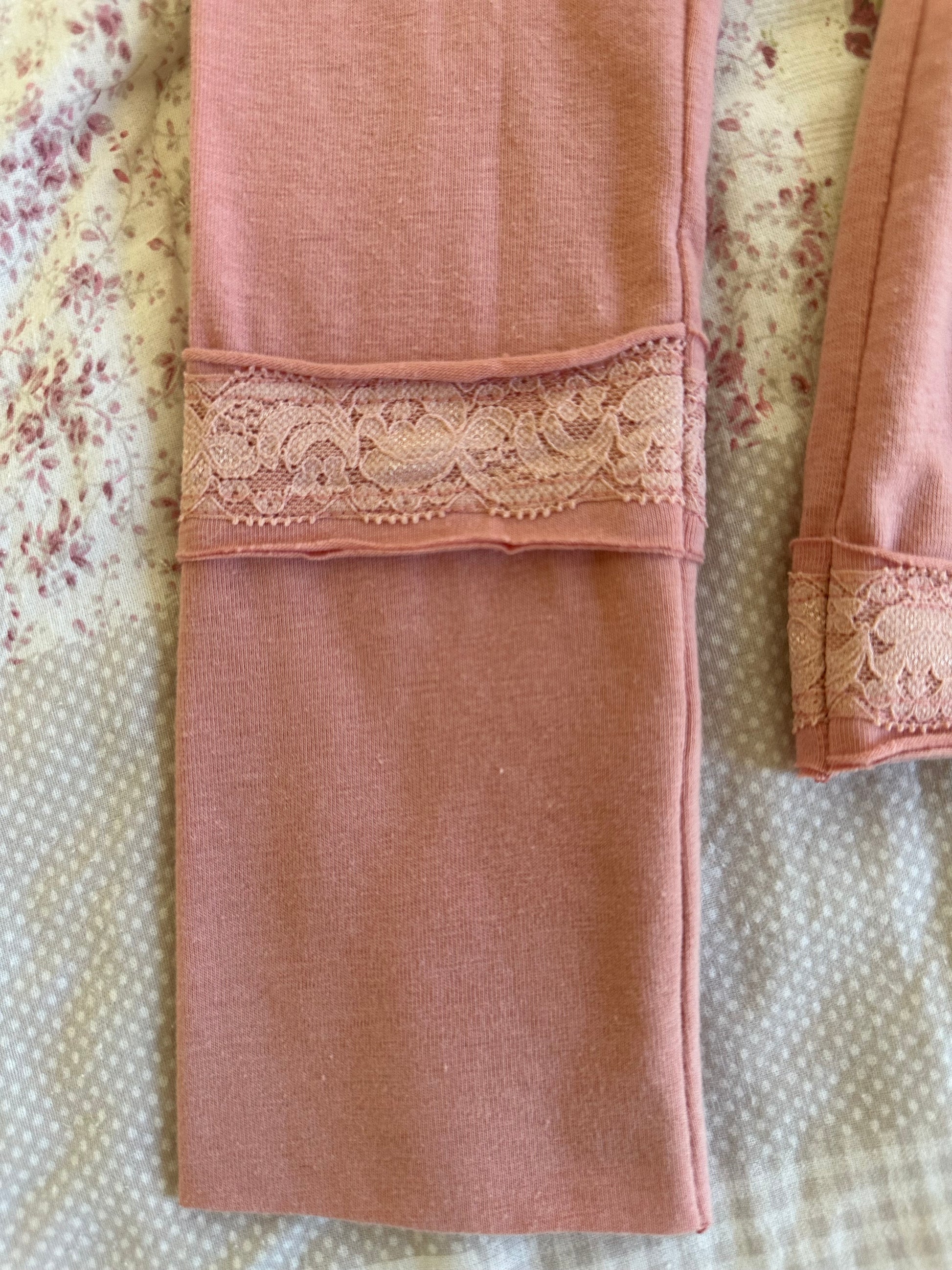 dusty coral lace aya babydoll