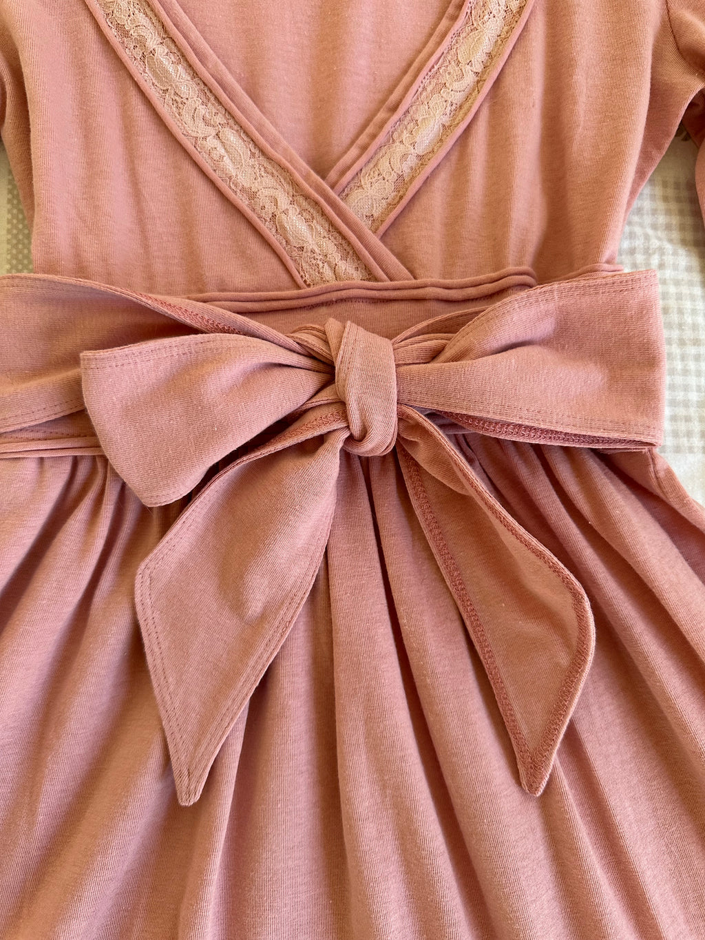 dusty coral lace aya babydoll
