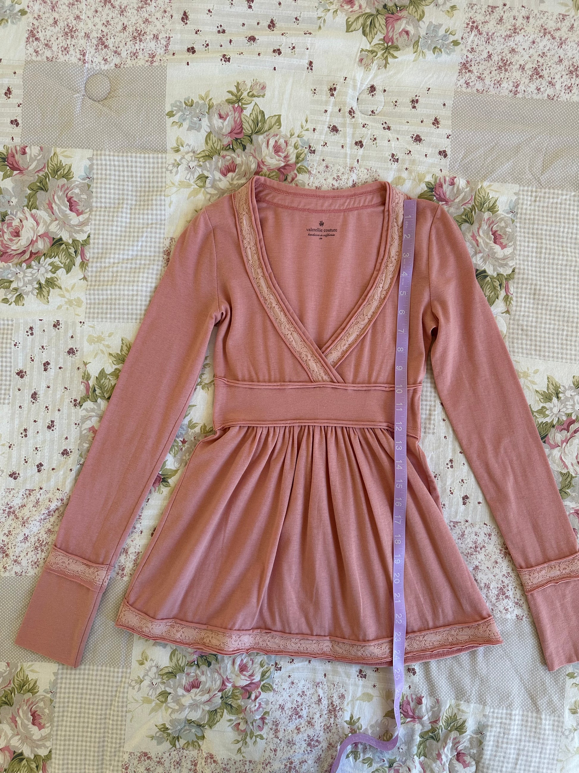 dusty coral lace aya babydoll