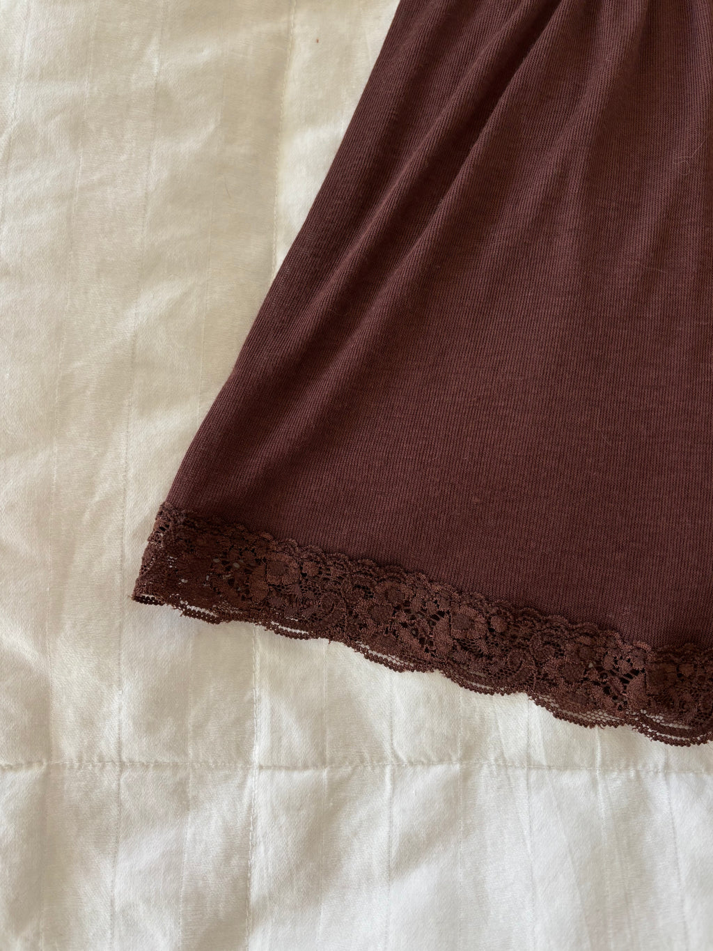 brown babydoll cami