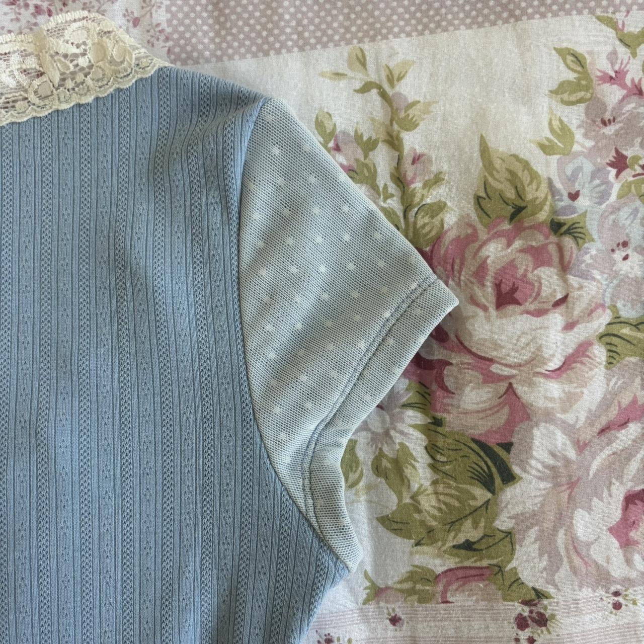 cornflower blue capsleeve babydoll