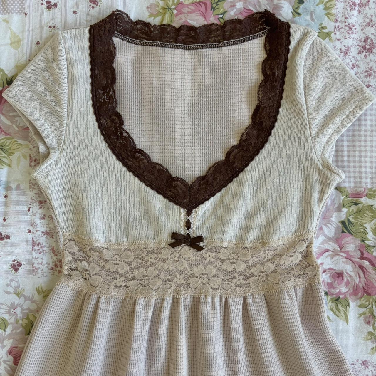 pale lavender capsleeve babydoll