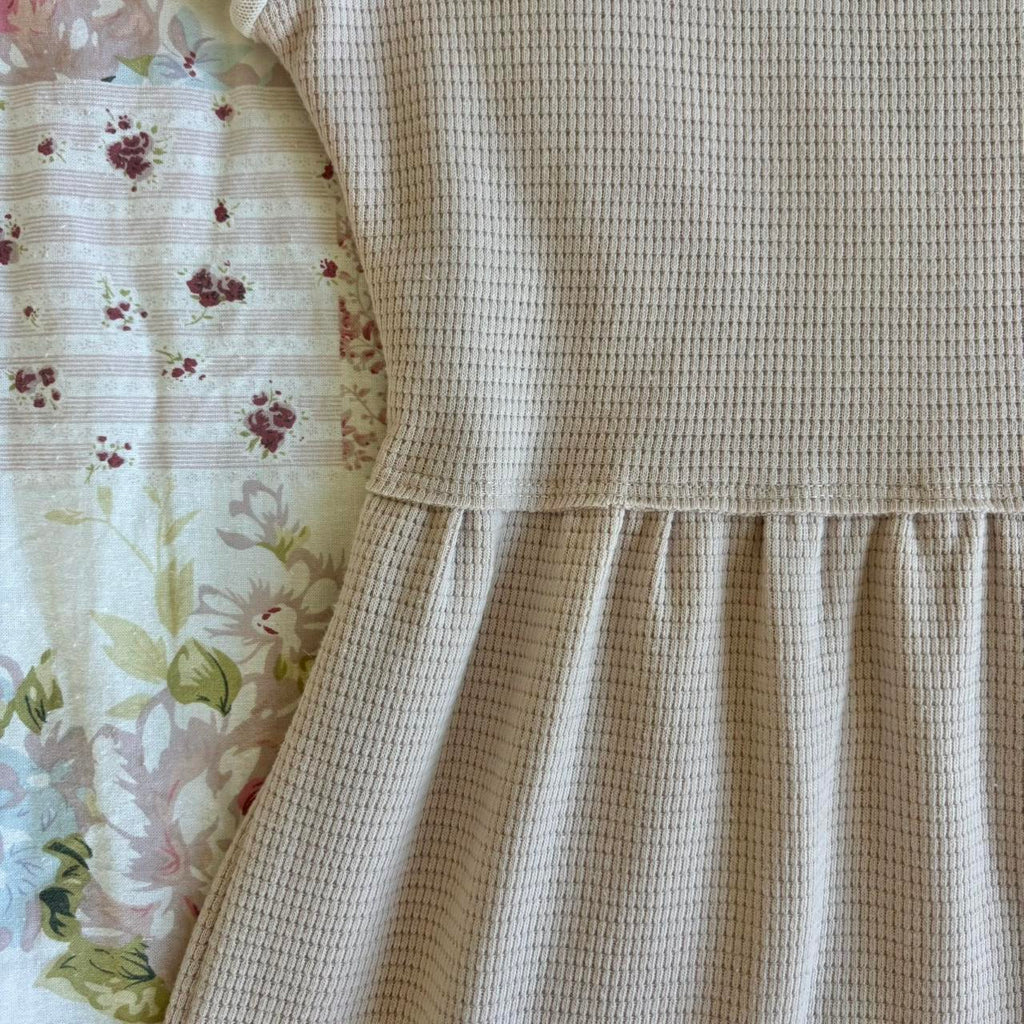 pale lavender capsleeve babydoll
