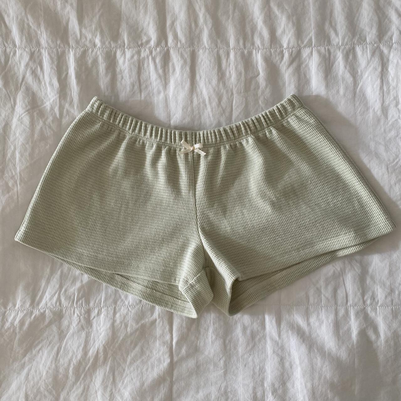 pale mint shorts