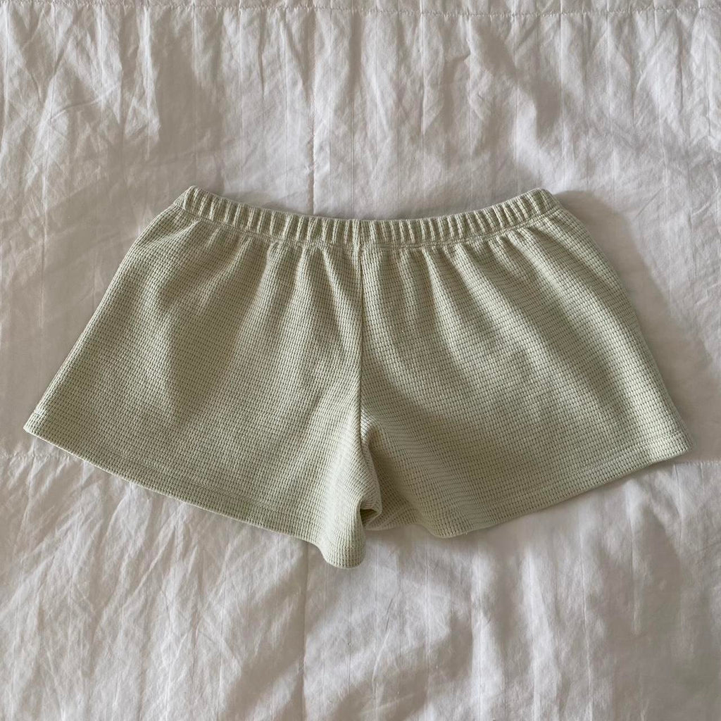 pale mint shorts