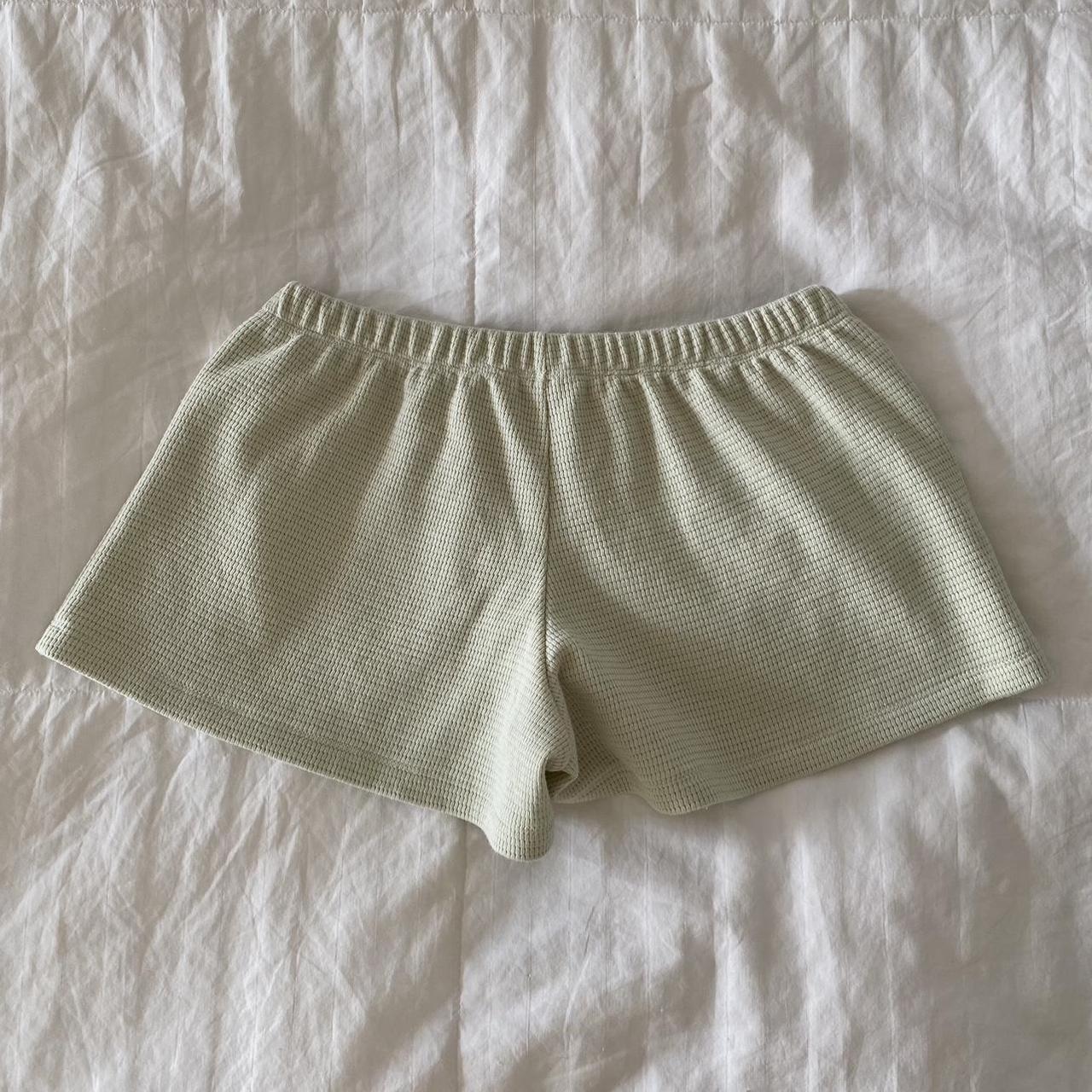 pale mint shorts