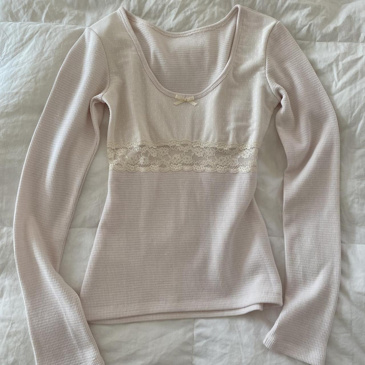 pale pink long sleeve
