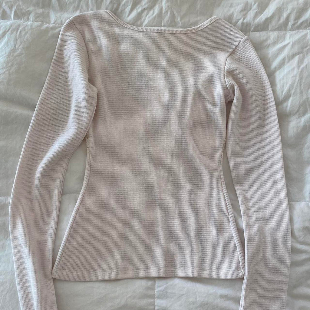 pale pink long sleeve