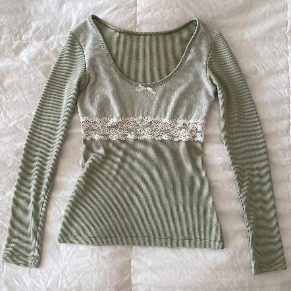 seafoam green long sleeve