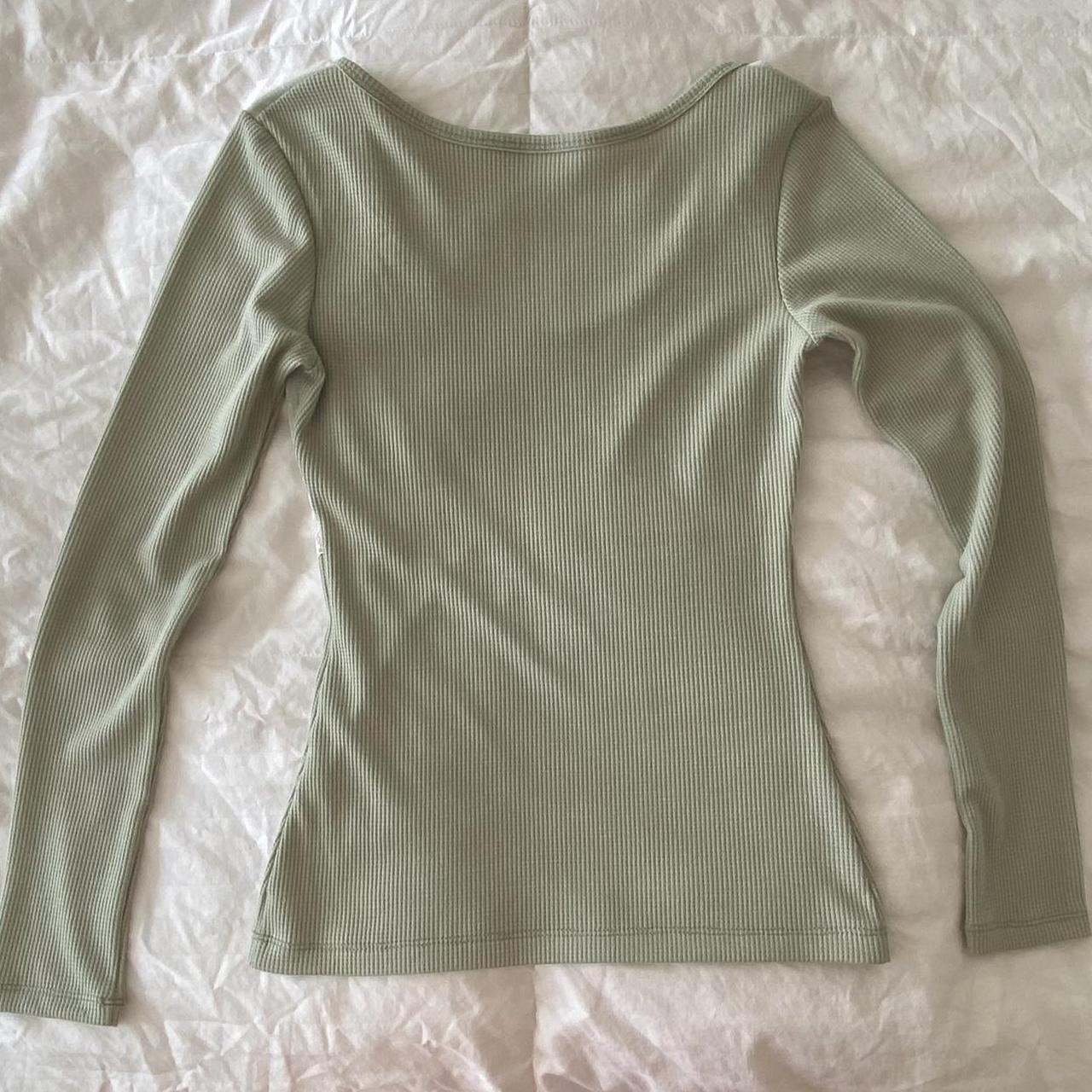 seafoam green long sleeve