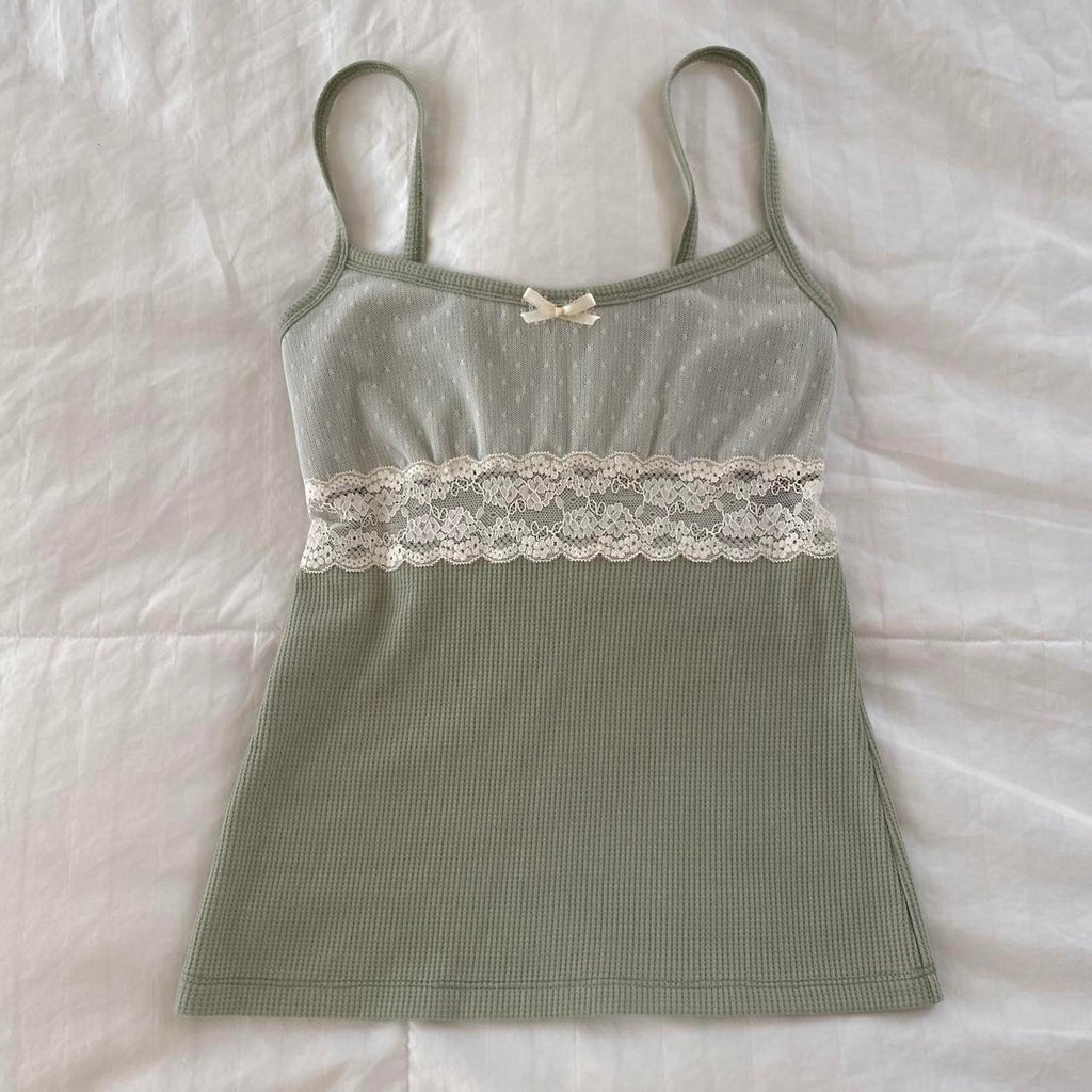 seafoam green tank